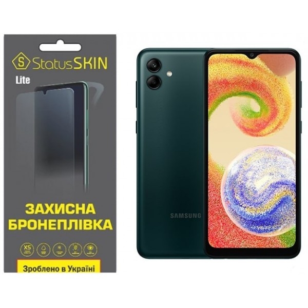 Поліуретанова плівка StatusSKIN Lite на екран Samsung A04 A045 Матова