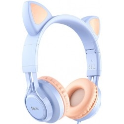Навушники Hoco W36 Cat ear Dream Blue