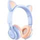 Наушники Hoco W36 Cat ear Dream Blue