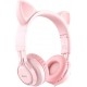 Навушники Hoco W36 Cat ear Pink - Фото 1
