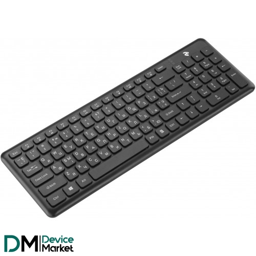 Клавиатура 2E KS230 Slim WL USB Black (2E-KS230WB)