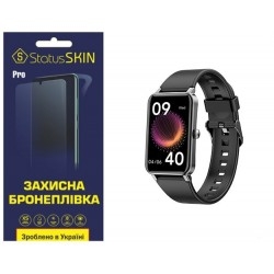 Полиуретановая пленка StatusSKIN Pro на экран Globex Smart Watch Fit Глянцевая