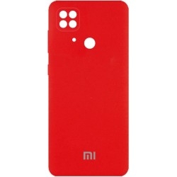 Чехол Silicone Cover Full Camera для Xiaomi Redmi 10C/Poco C40 Red