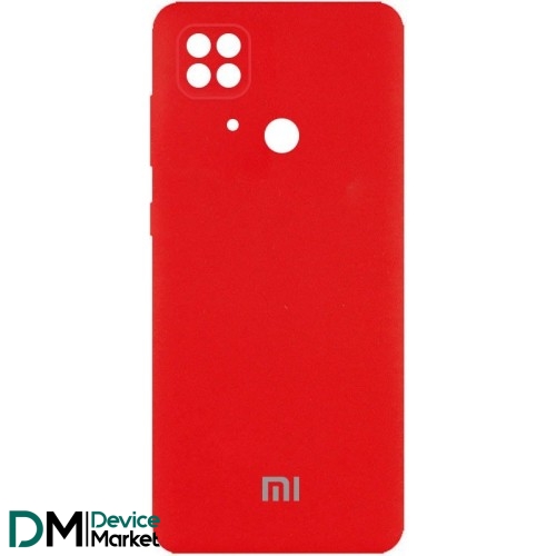 Чохол Silicone Cover Full Camera для Xiaomi Redmi 10C/Poco C40 Red