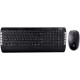 Комплект (клавиатура, мышка) ERGO KM-850WL USB Black - Фото 1