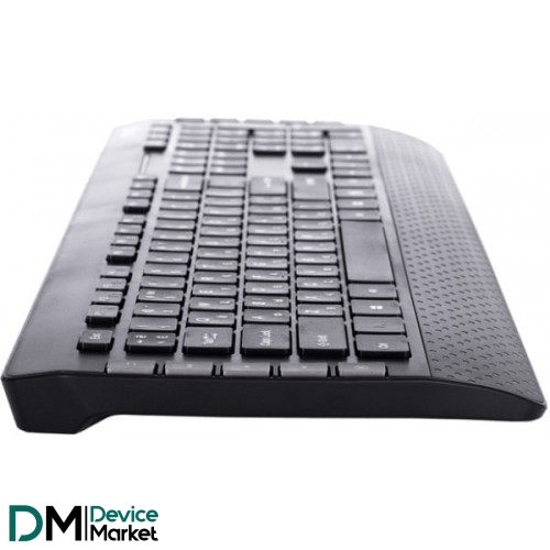 Комплект (клавиатура, мышка) ERGO KM-850WL USB Black