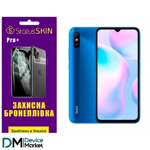 Поліуретанова плівка StatusSKIN Pro+ на екран Xiaomi Redmi 9A Глянцева