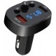 FM-трансмиттер XO BCC03 Car Charger Bluetooth+QC3.0 18W Black (BCC03) - Фото 2