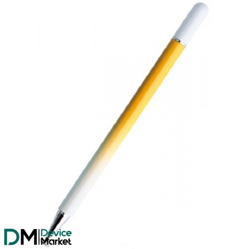 Стилус ручка Pencil для малювання на планшетах і смартфонах Gradient Yellow