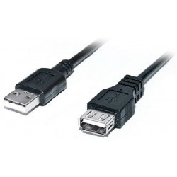 USB подовжувач REAL-EL Pro USB2.0 AM to AF 3m Black (EL123500029)