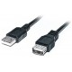 USB подовжувач REAL-EL Pro USB2.0 AM to AF 3m Black (EL123500029) - Фото 1