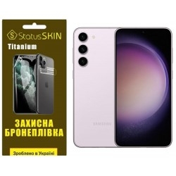 Полиуретановая пленка StatusSKIN Titanium на экран Samsung S23 Plus S916 Глянцевая
