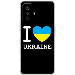 Чехол BoxFace для Xiaomi Redmi K50 Gaming/Poco F4 GT I Love Ukraine
