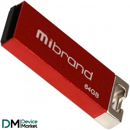 Флеш память Mibrand Chameleon 64GB USB 2.0 Red (MI2.0/CH64U6R)