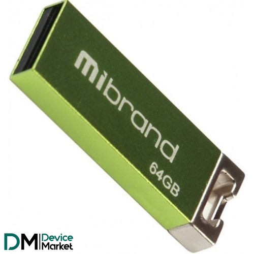 Флеш пам'ять Mibrand Chameleon 64GB USB 2.0 Light Green (MI2.0/CH64U6LG)