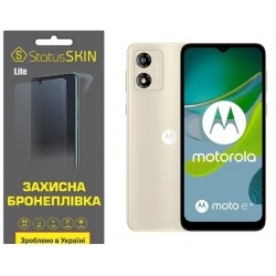 Поліуретанова плівка StatusSKIN Lite на екран Motorola E13 Матова