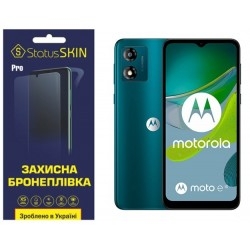 Поліуретанова плівка StatusSKIN Pro на екран Motorola E13 Матова