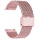 Ремешок Milanese metal для Haylou RS4 Plus (20mm) Pink