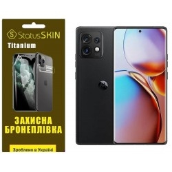Поліуретанова плівка StatusSKIN Titanium на екран Motorola X40 Глянцева