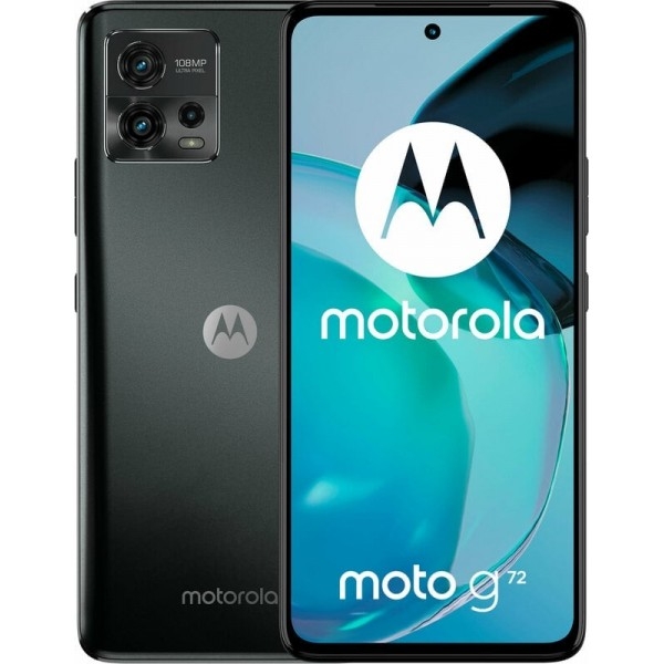 Смартфон Motorola Moto G72 8/128GB NFC Meteorite Grey Global UA (PAVG0