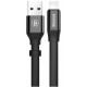 Кабель Baseus Nimble Portable USB to Lightning 0.23m Black (CALMBJ-B01) - Фото 1