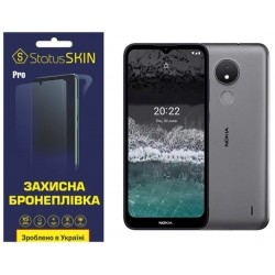 Поліуретанова плівка StatusSKIN Pro на екран Nokia C21 Глянцева
