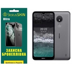 Полиуретановая пленка StatusSKIN Ultra на экран Nokia C21 Глянцевая