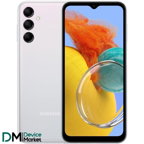 Смартфон Samsung Galaxy M14 M146B 4/64GB Silver (SM-M146BZSUSEK) UA