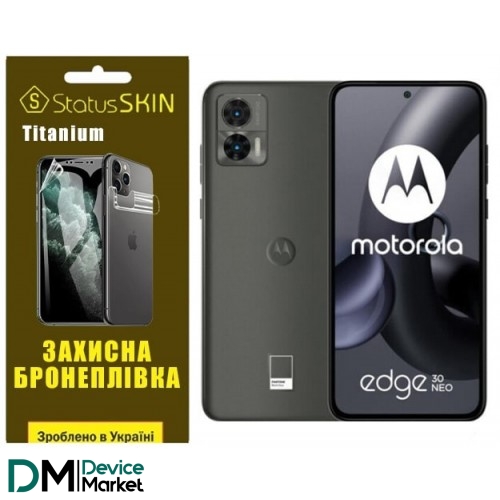 Поліуретанова плівка StatusSKIN Titanium на екран Motorola Edge 30 Neo Глянцева