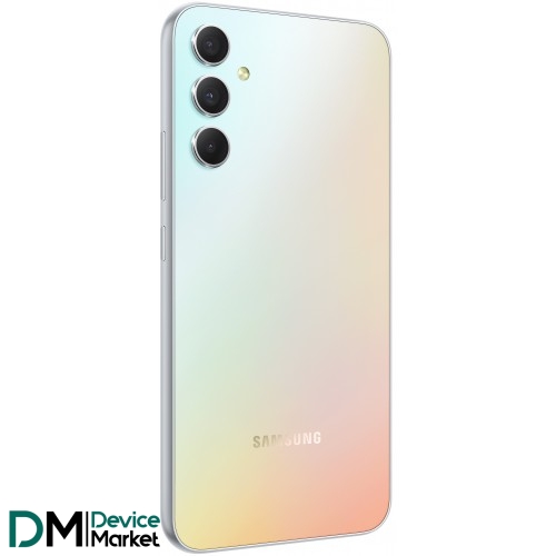Смартфон Samsung Galaxy A34 A346E 8/256GB Silver (SM-A346EZSESEK) UA