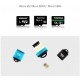 Кардридер Mini Speed USB 2.0 TF MicroSD Memory Adapter Blue - Фото 4