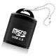 Кардридер Mini Speed USB 2.0 TF MicroSD Memory Adapter Black - Фото 2