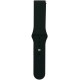 Ремінець Silicone для Samsung Watch Active/Galaxy S4 42mm/Gear S2/Xiaomi Amazfit (20mm) Black - Фото 1
