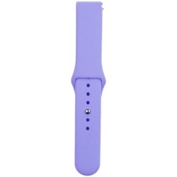 Ремінець Silicone для Samsung Watch Active/Galaxy S4 42mm/Gear S2/Xiaomi Amazfit (20mm) Lilac