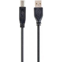 Кабель для принтера Cablexpert CCP-USB2-AMBM-15 USB 2.0 AM/BM 4.5 м Premium quality Black