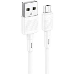 Кабель Hoco X83 Victory USB to Micro 1m White