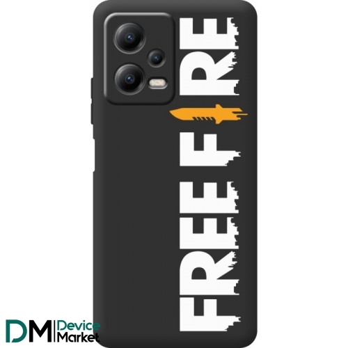 Чохол BoxFace для Xiaomi Redmi Note 12 5G/Poco X5 5G Free Fire White Logo