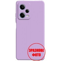 Чохол Liquid Silicone для Xiaomi Redmi 12C/11A/Poco C55 Glass Purple