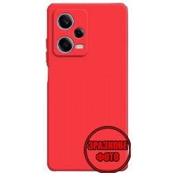 Чехол Liquid Silicone для Xiaomi Redmi 12C/11A/Poco C55 Bright Red