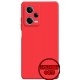 Чехол Liquid Silicone для Xiaomi Redmi 12C/11A/Poco C55 Bright Red - Фото 1