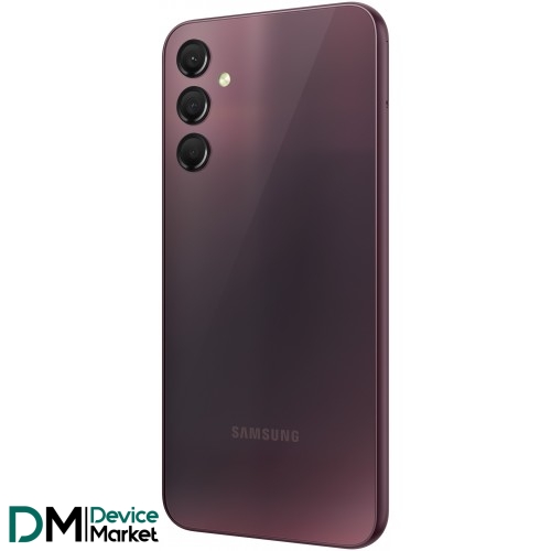 Смартфон Samsung Galaxy A24 A245F 6/128GB Dark Red (SM-A245FDRVSEK) UA