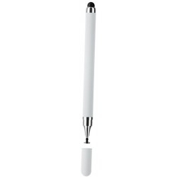 Стилус ручка Universal 2 in 1 Stylus Pen для iOS/Android/iPad White