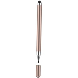 Стилус ручка Universal 2 in 1 Stylus Pen для iOS/Android/iPad Pink Sand