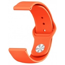Ремінець Silicone для Samsung Watch Active/Galaxy S4 42mm/Gear S2/Xiaomi Amazfit (20mm) Orange