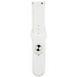 Ремінець Silicone для Samsung Watch Gear S3/Watch 46 mm/Xiaomi Amazfit (22mm) White