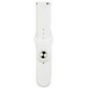 Ремінець Silicone для Samsung Watch Gear S3/Watch 46 mm/Xiaomi Amazfit (22mm) White - Фото 1