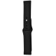 Ремешок Silicone для Samsung Watch Gear S3/Watch 46 mm/Xiaomi Amazfit (22mm) Black - Фото 1