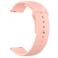 Ремешок Silicone для Samsung Watch Gear S3/Watch 46 mm/Xiaomi Amazfit (22mm) Light Pink