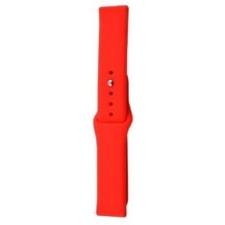 Ремінець Silicone для Samsung Watch Gear S3/Watch 46 mm/Xiaomi Amazfit (22mm) Red
