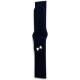 Ремешок Silicone для Samsung Watch Gear S3/Watch 46 mm/Xiaomi Amazfit (22mm) Blue Dark - Фото 1